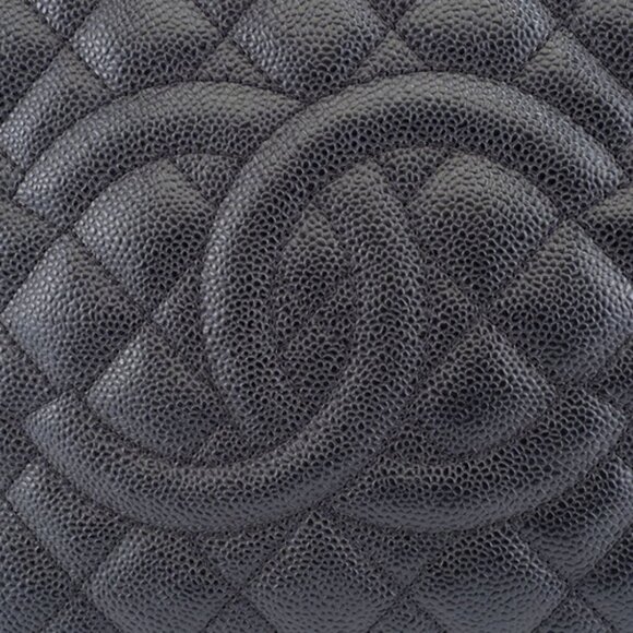 Chanel Caviar GST Chain Tote Bag A50955 Black / Silver Hardware - COA included - Picture 12 of 12
